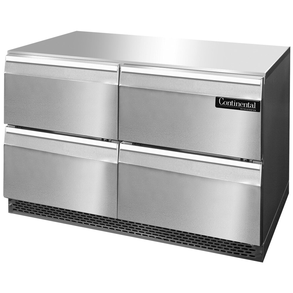 Continental Refrigerator UCF48D 48" Low Profile Front Breathing