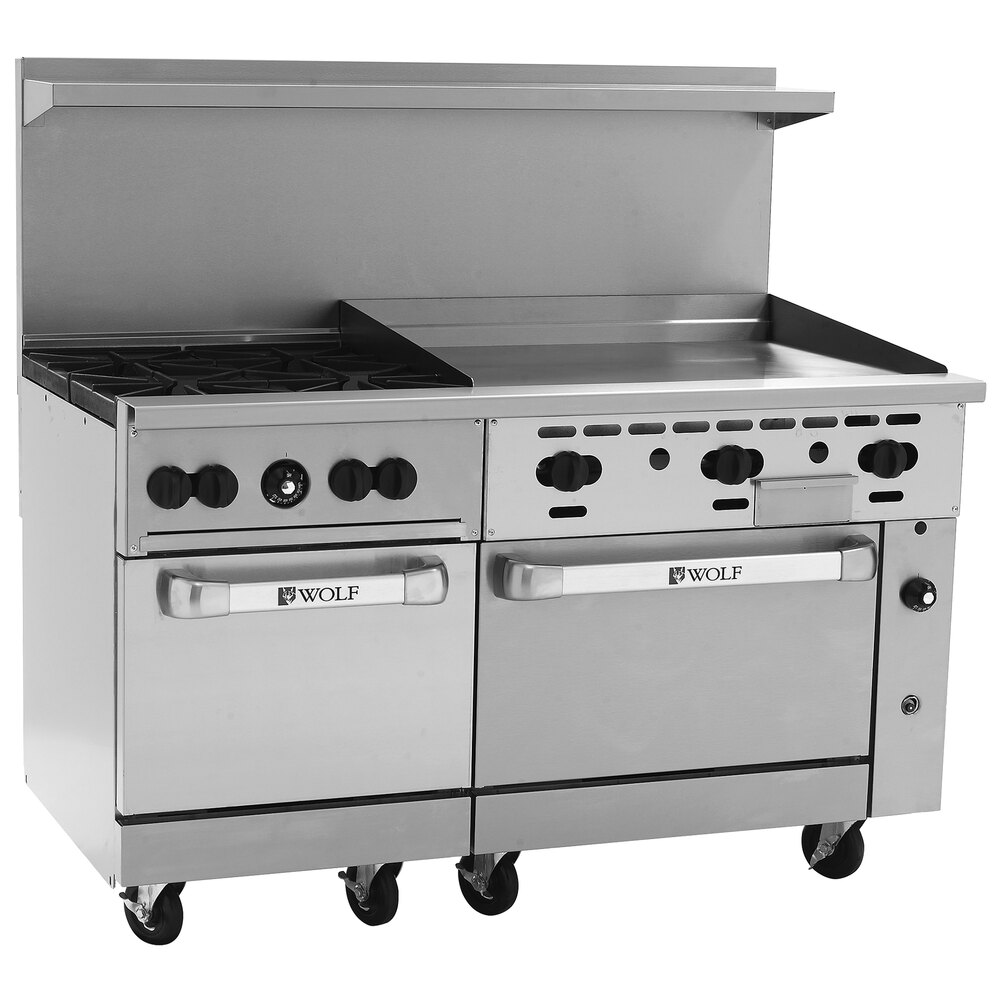 Wolf C60SS6B24GTP Challenger XL Series Liquid Propane 60" Thermostatic