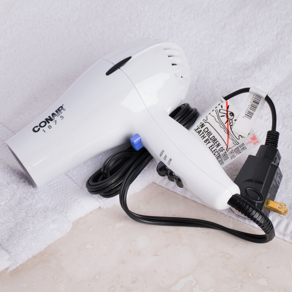 Conair 247W White Compact Hair Dryer 1875W