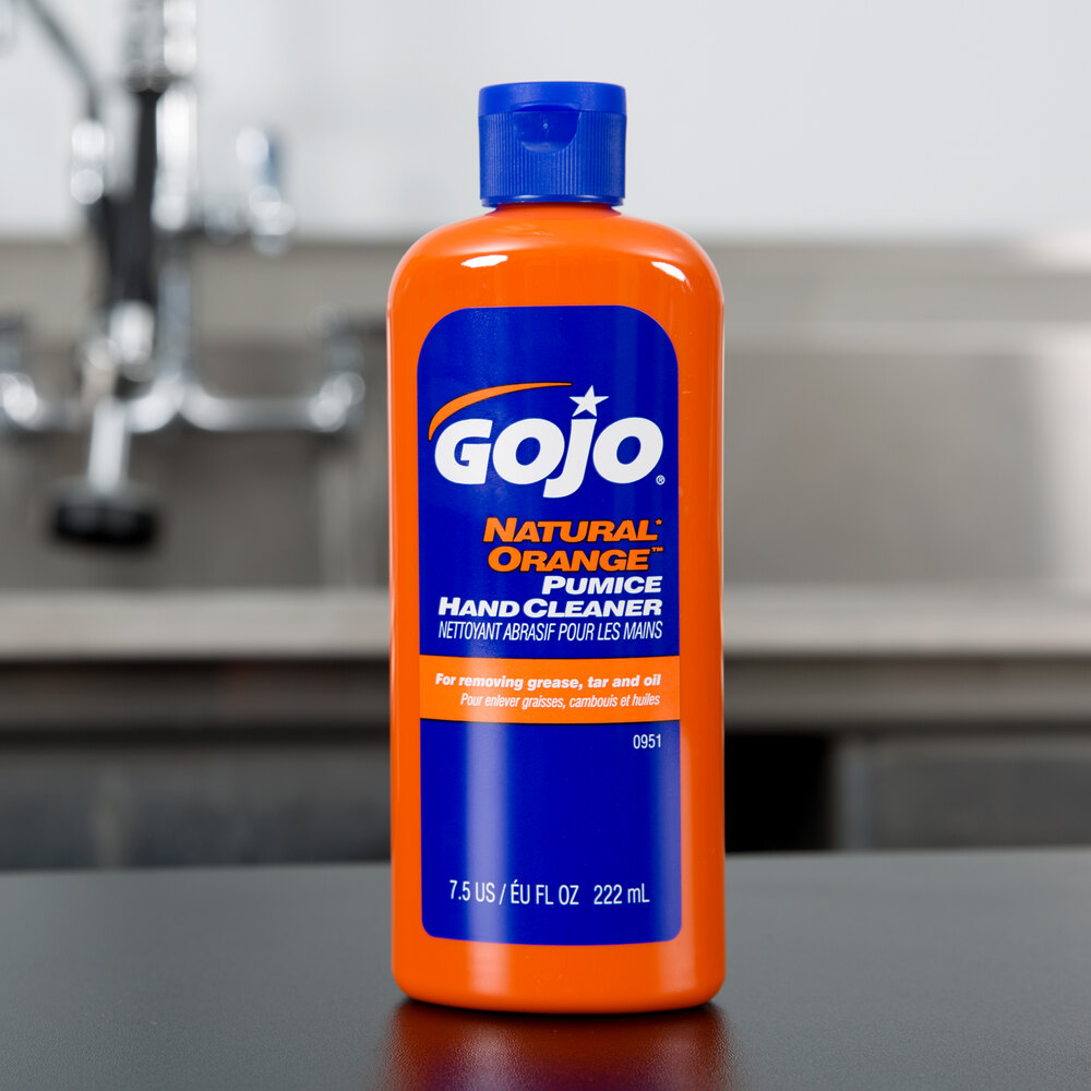 GOJO® 095115 7.5 oz. Natural Orange Pumice Hand Cleaner