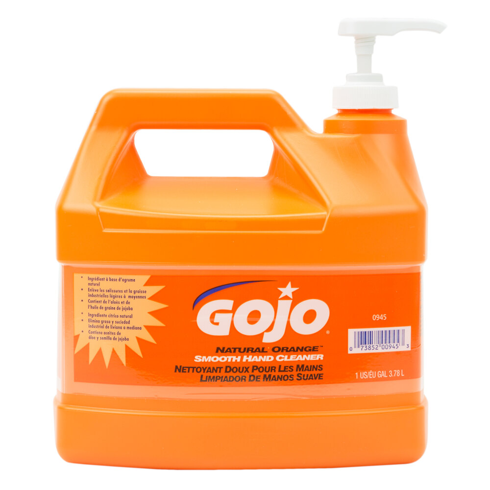 GOJO® 094504 1 Gallon Natural Orange Smooth Hand Cleaner