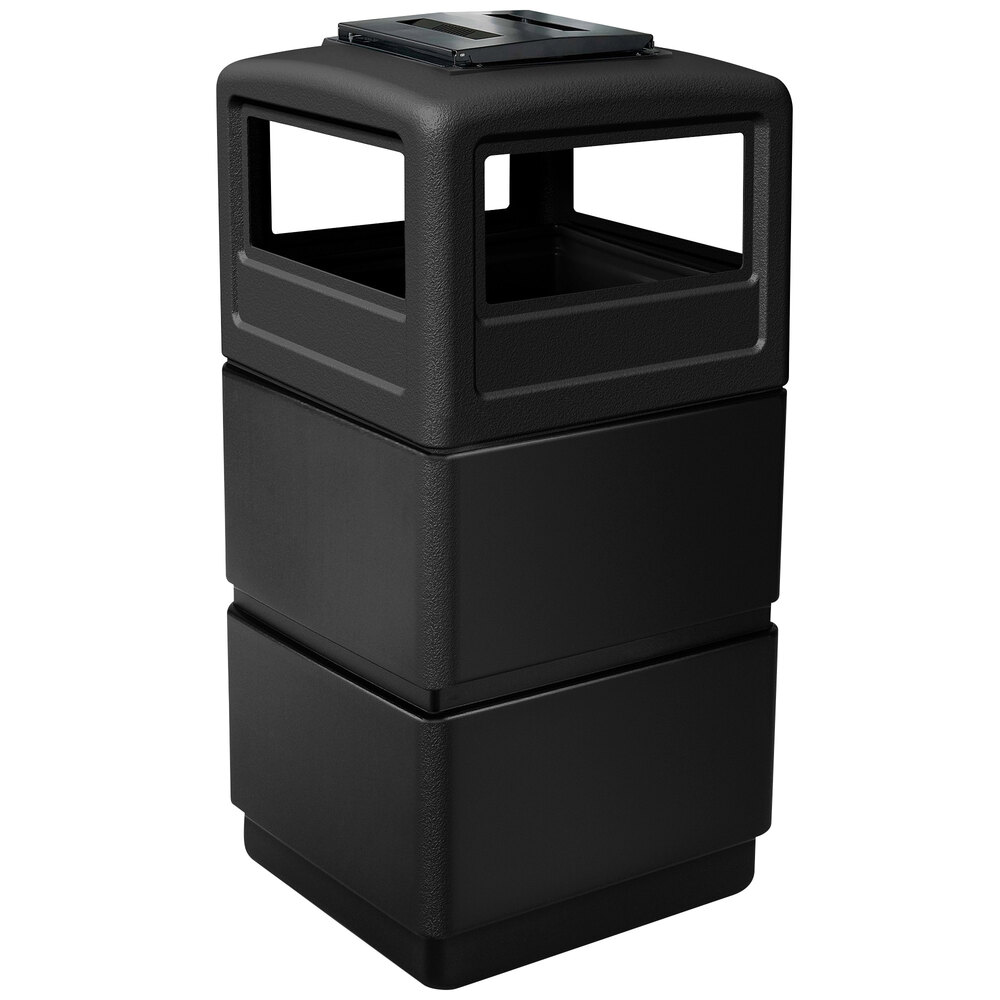 Commercial Zone 73260199 PolyTec Series Black 38 Gallon ThreeTier