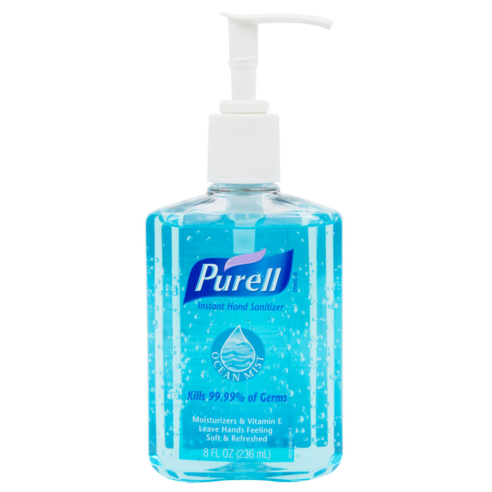 Purell® 301212 8 oz. Ocean Mist Gel Instant Hand Sanitizer