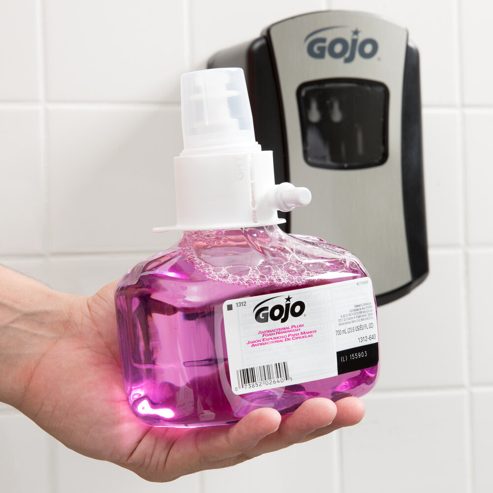 GOJO® 131203 LTX 700 mL Antibacterial Plum Foam Hand Soap