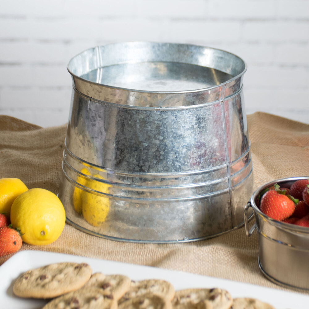 Core Galvanized Metal Beverage Dispenser Base