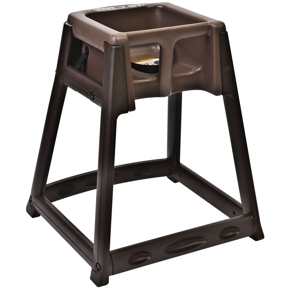 Koala Kare KB86609 KidSitter Brown Convertible Plastic High Chair with
