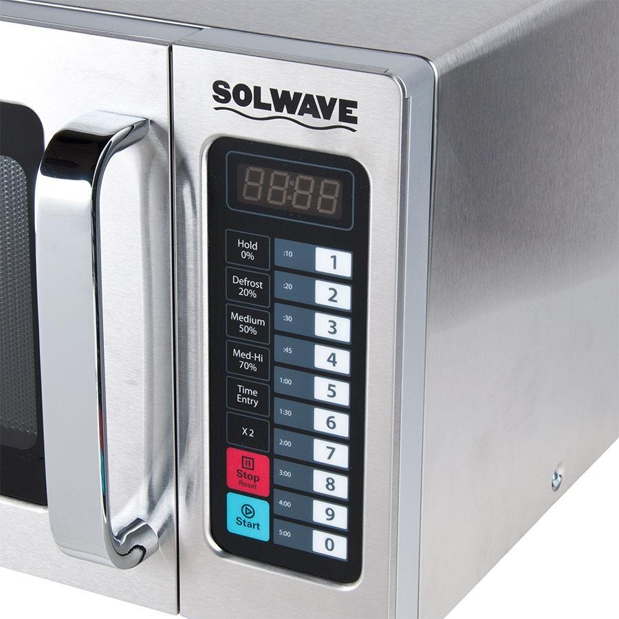 Solwave Microwave 1000 Watt with Push Button Controls MW1000T
