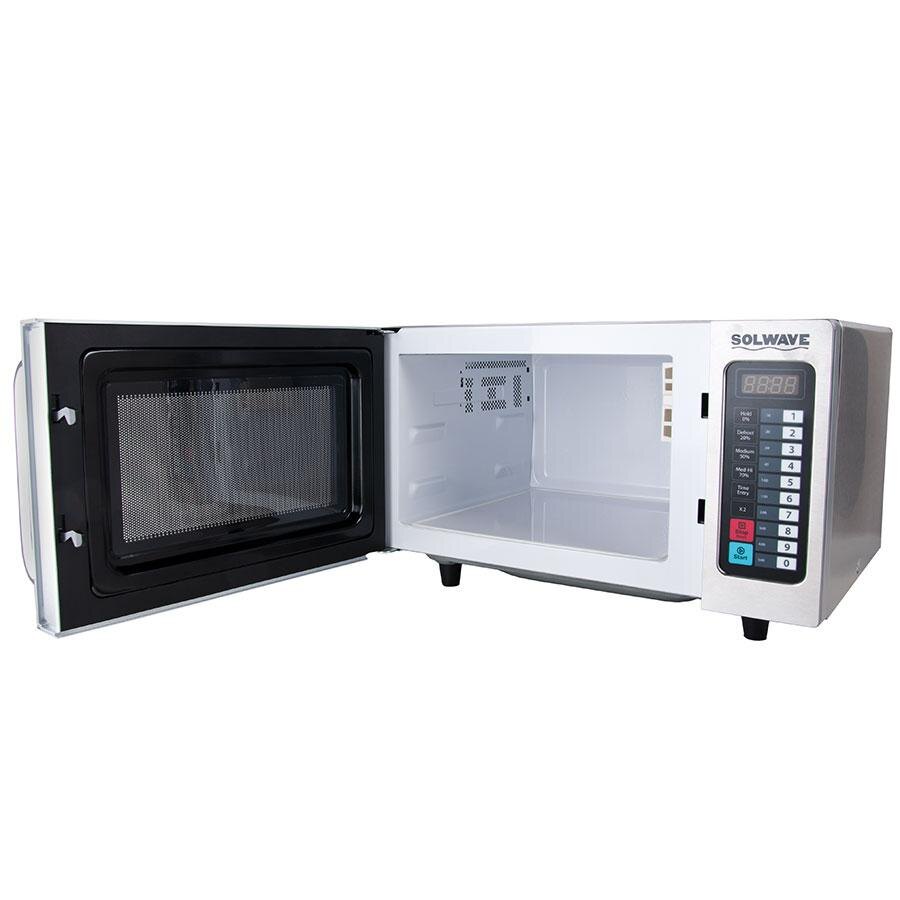Solwave Microwave 1000 Watt with Push Button Controls MW1000T