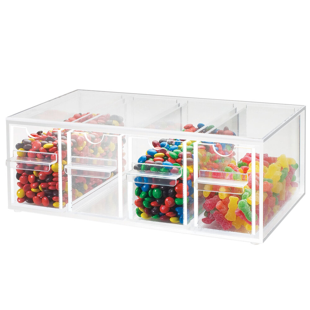 CalMil 393 Four Drawer Topping Dispenser 13" x 8" x 5"