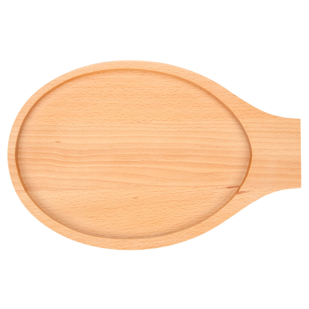 8" x 12 1/2" Oval Wood Serving Underliner