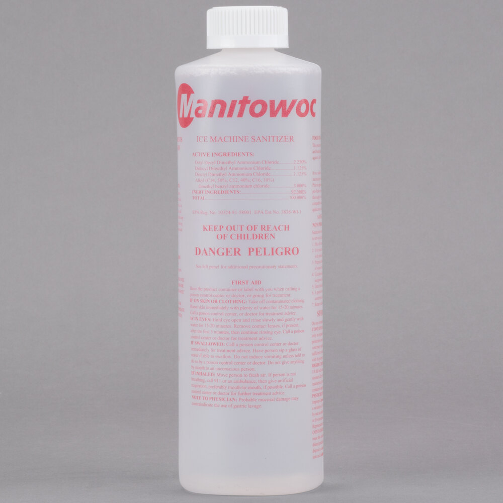 Manitowoc 000005164 16 oz. Ice Machine Sanitizer 12/Case