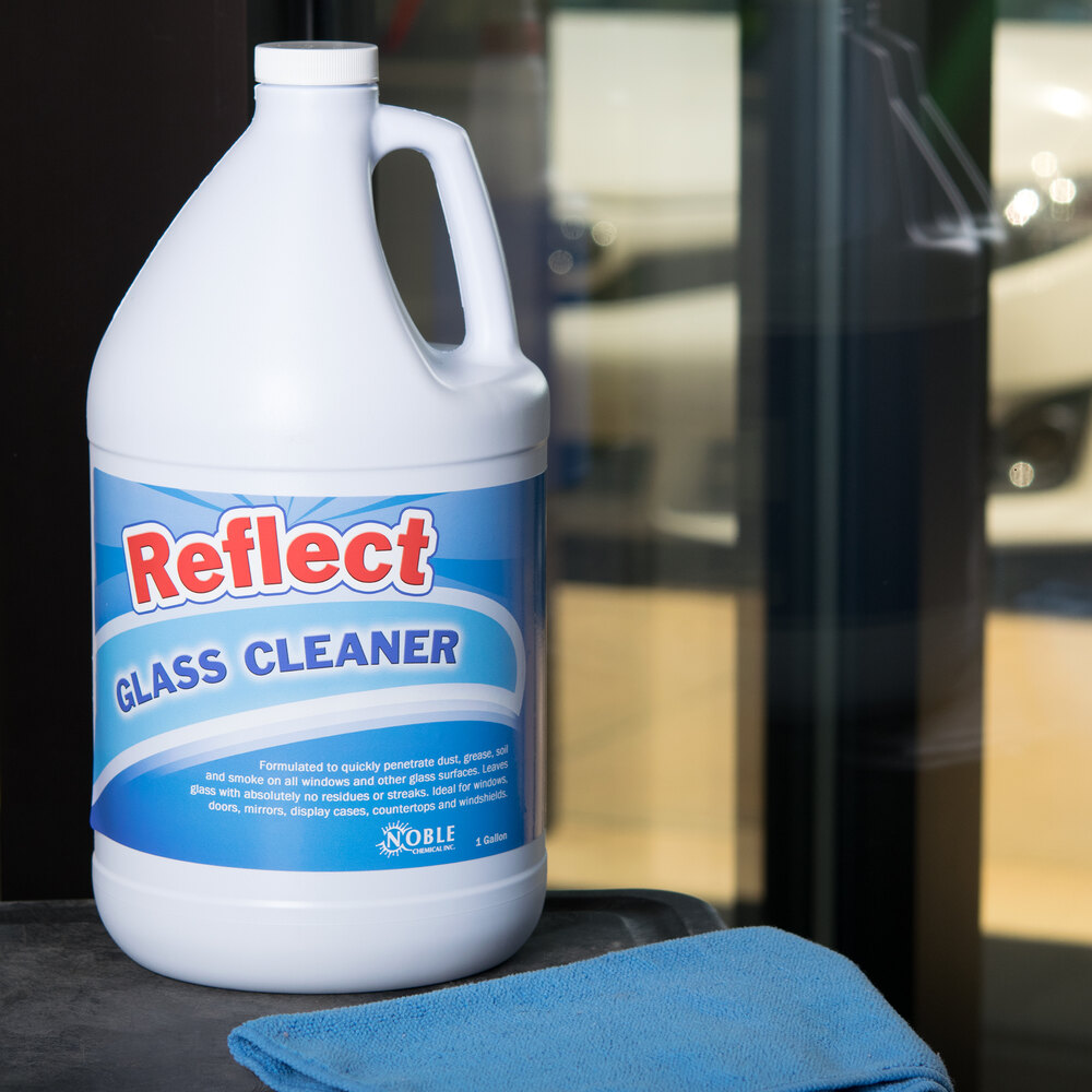 1 Gallon Noble Chemical Reflect Glass Cleaner Ecolab® 25798 Alternative