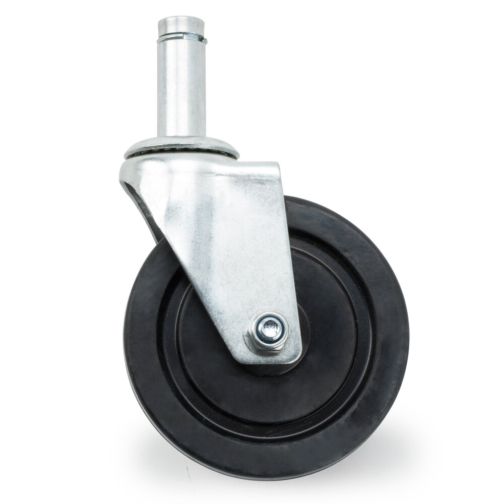 5" Rubber Shelving Casters 4 / Set
