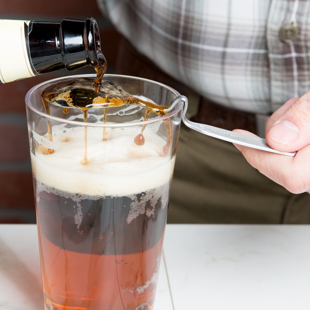 9 1/4" Stainless Steel Beer / Drink Layering Spoon