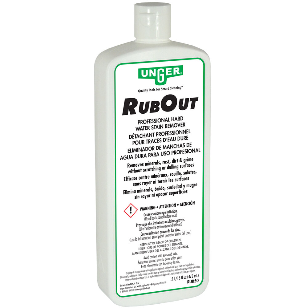 Unger RUB50 1 Pint RubOut Glass Cleaner