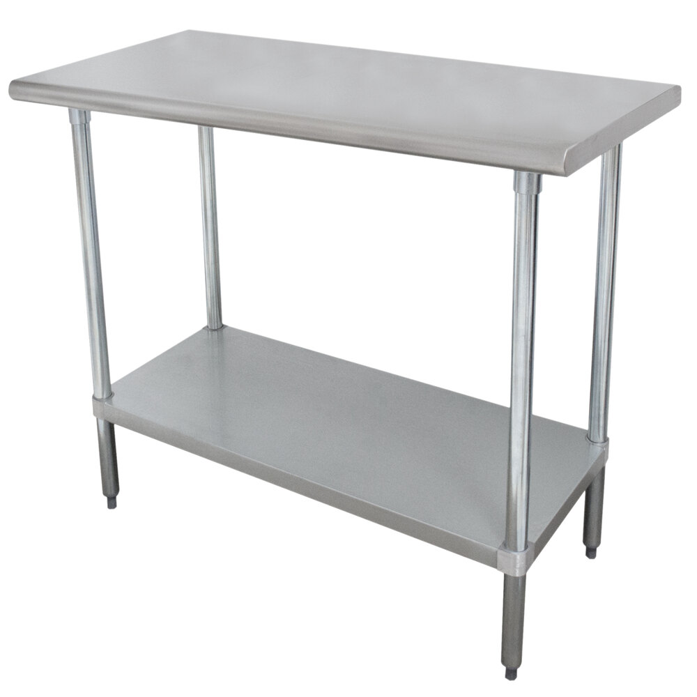 Advance Tabco SLAG183 18" x 36" 16 Gauge Stainless Steel Work Table