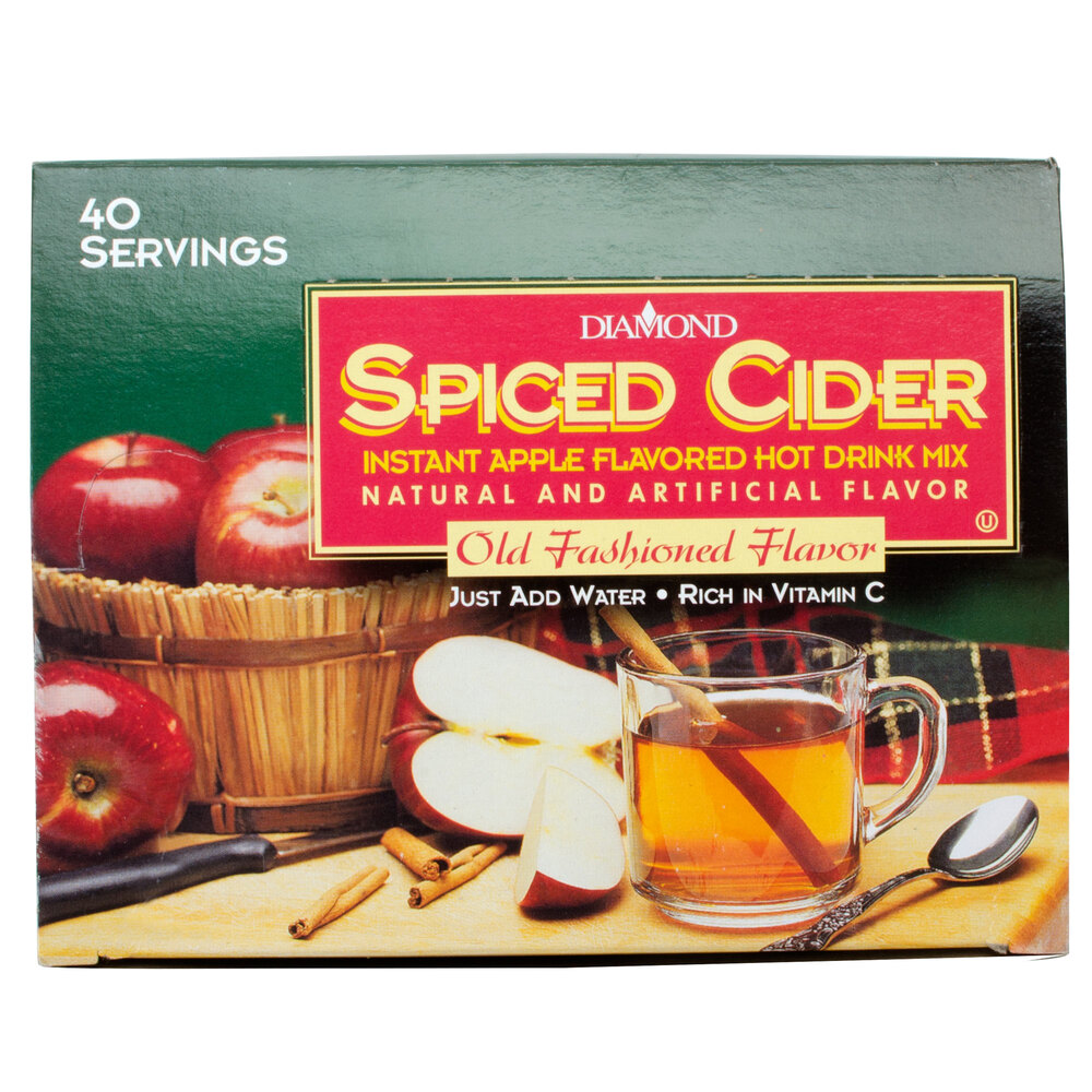 Spiced Apple Cider Hot Drink Mix Portion Pack 40/Box
