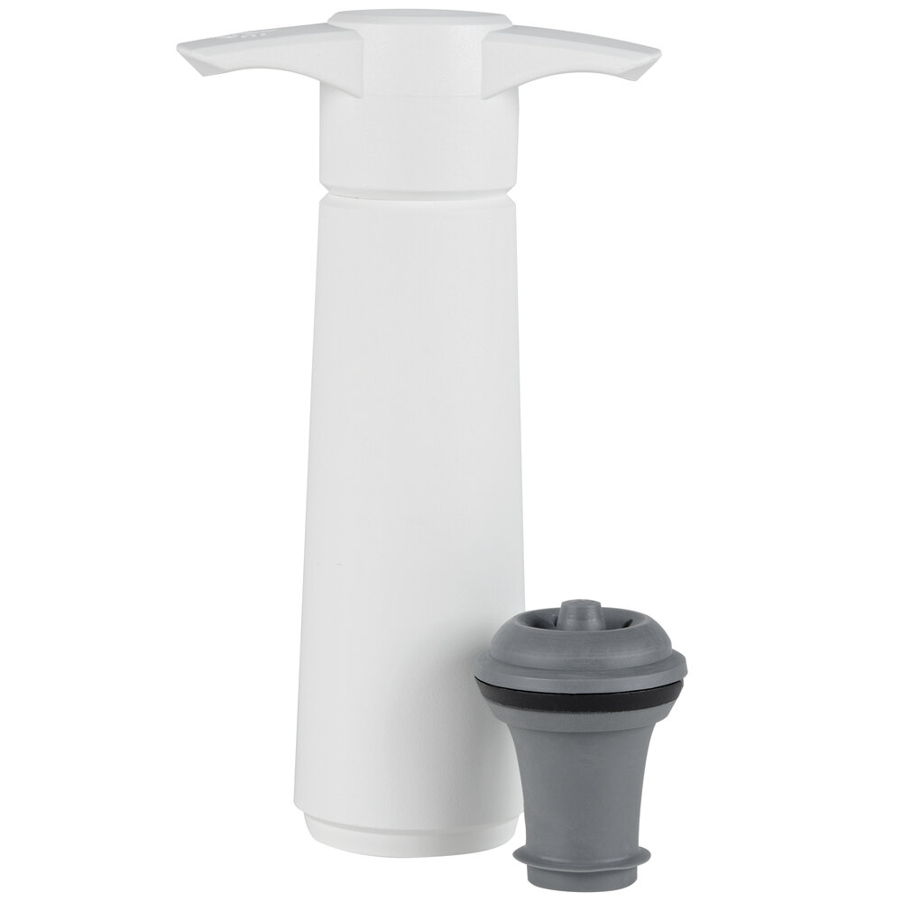 Vacu Vin 0854260 White Wine Saver Vacuum Pump Set with 1 Stopper