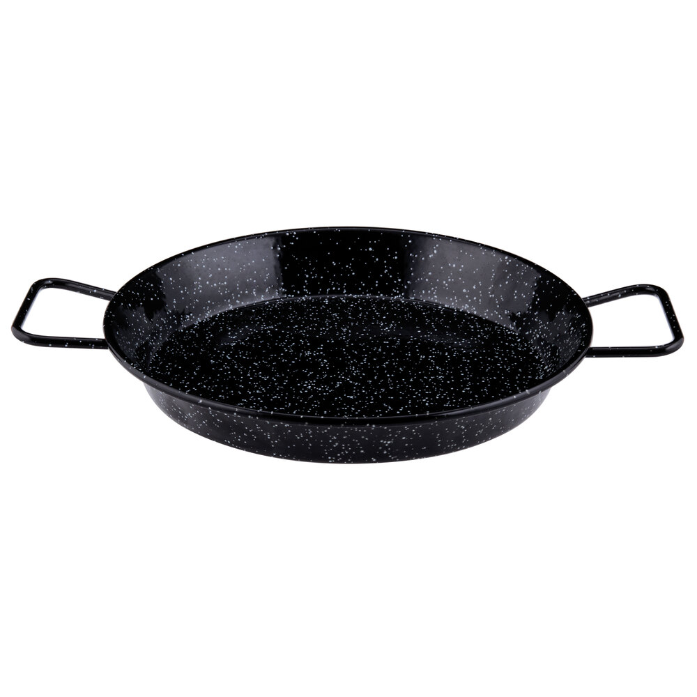 11" Enameled Carbon Steel Paella Pan