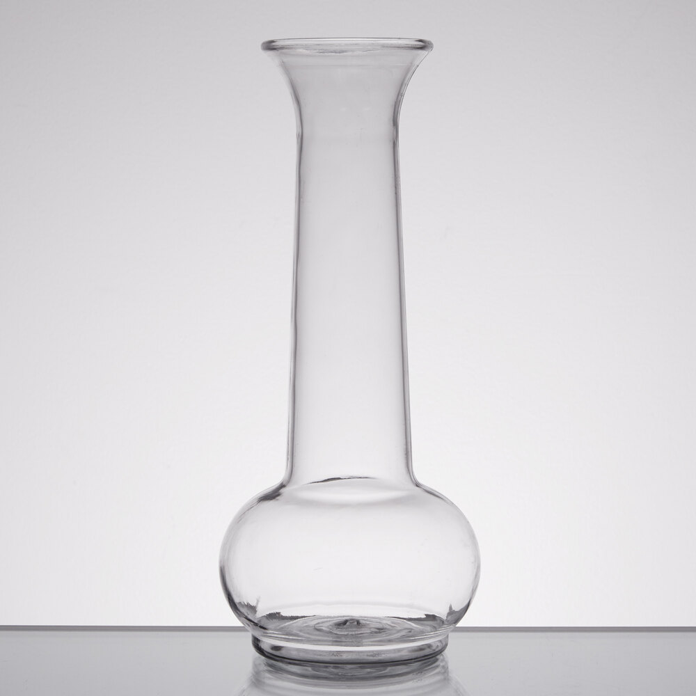 7 1/2" Clear Plastic Bud Vase 6/Pack