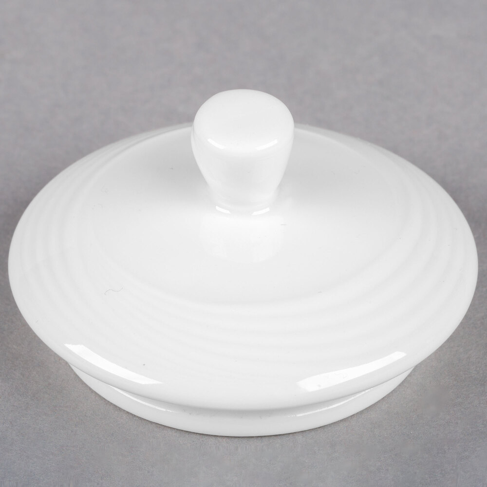 Syracuse China 987659888 Silk Royal Rideau White Tea Pot Lid 12/Case