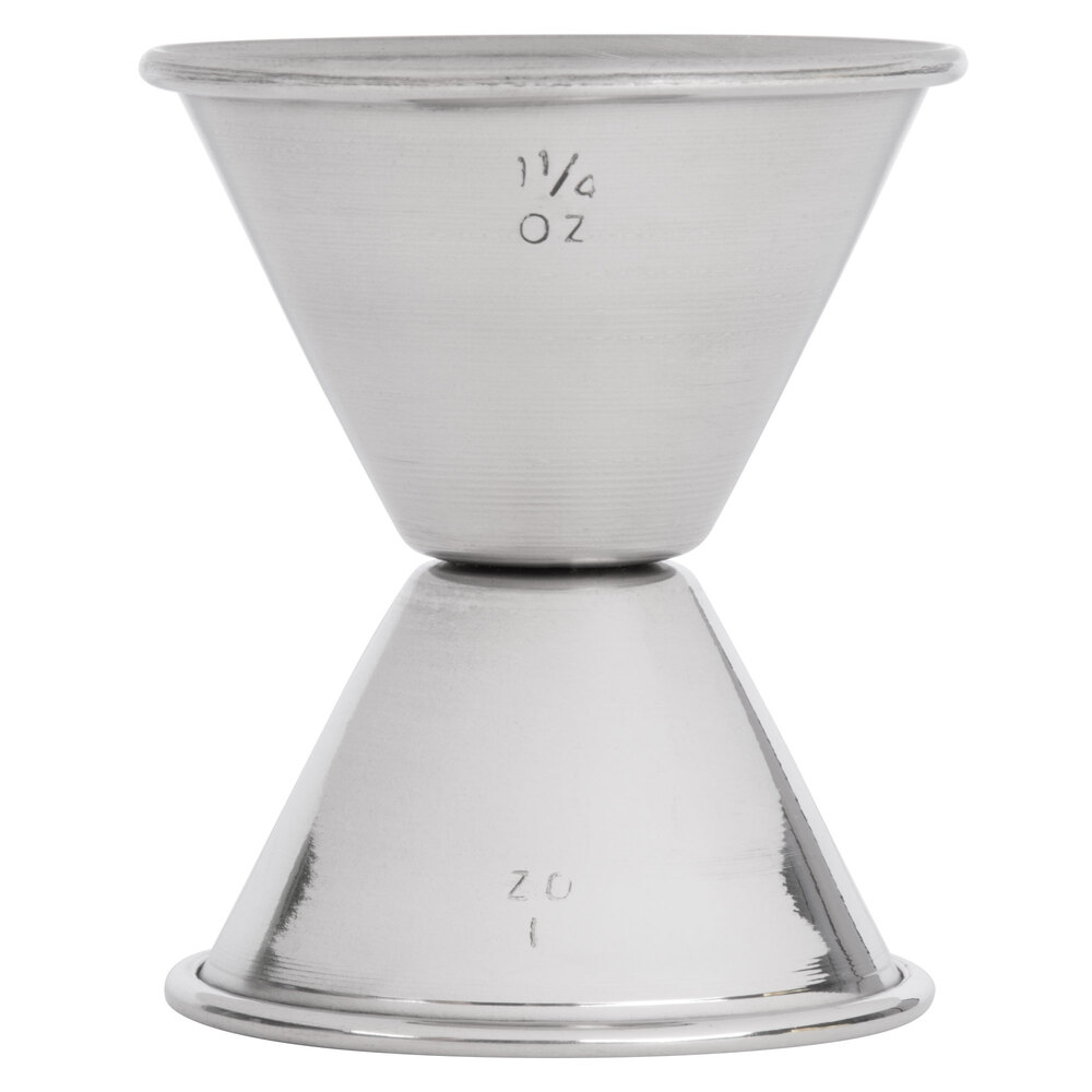 1 oz. & 1.25 oz. Stainless Steel Jigger