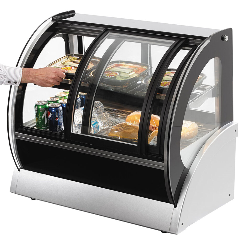 Vollrath 40881 48" Curved Refrigerated Display with Front Access