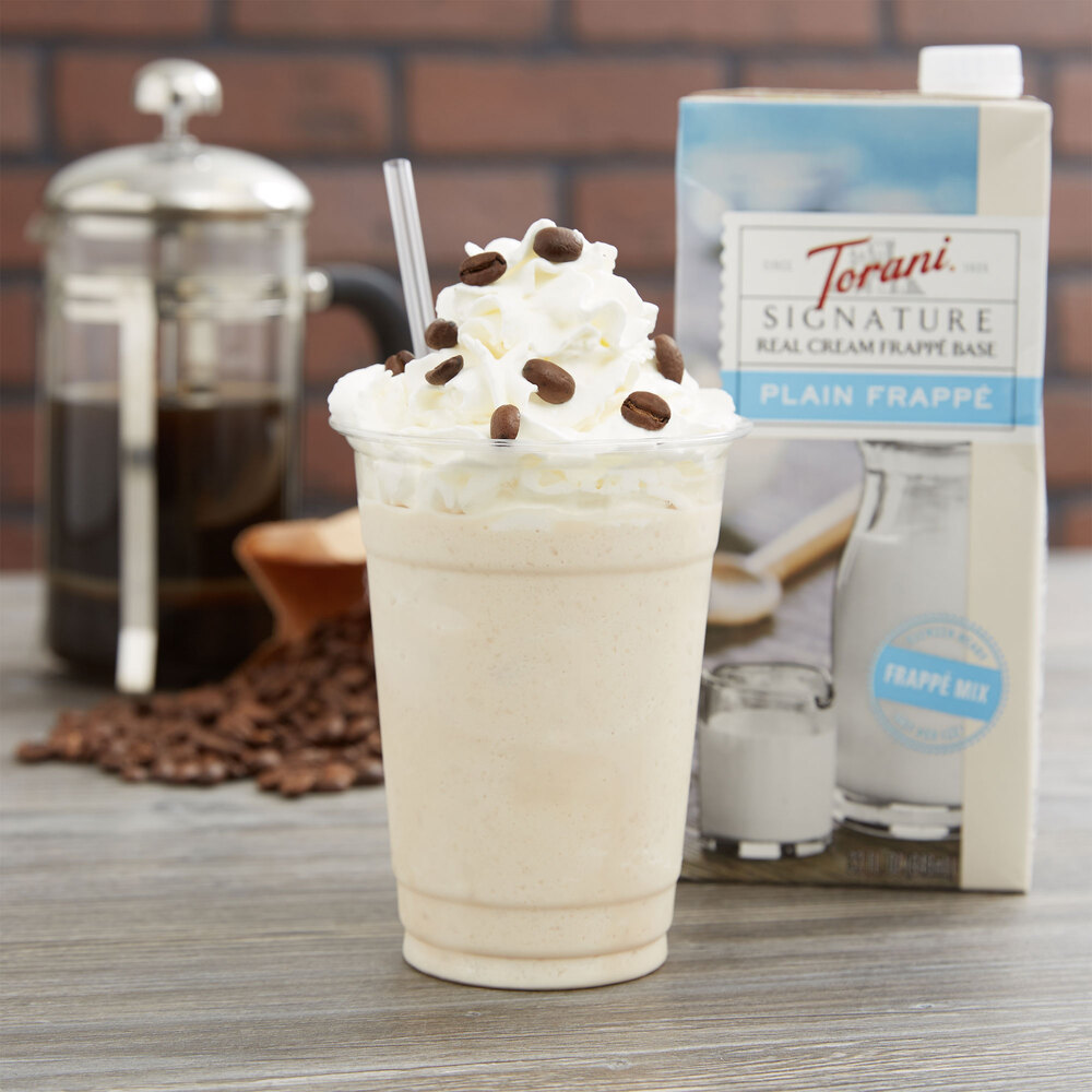 Torani 32 oz. Signature Real Cream Frappe Base
