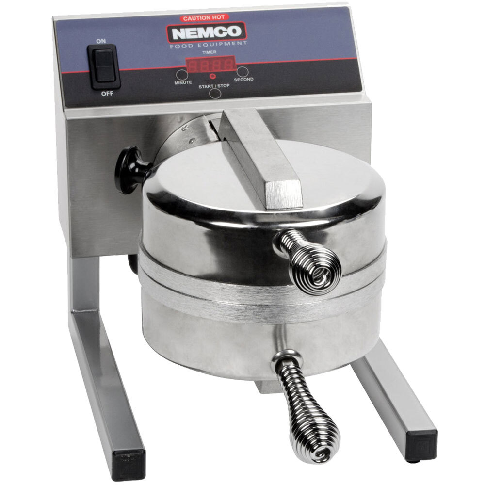 Nemco 7020A Belgian Waffle Maker with Removable Grids 120V