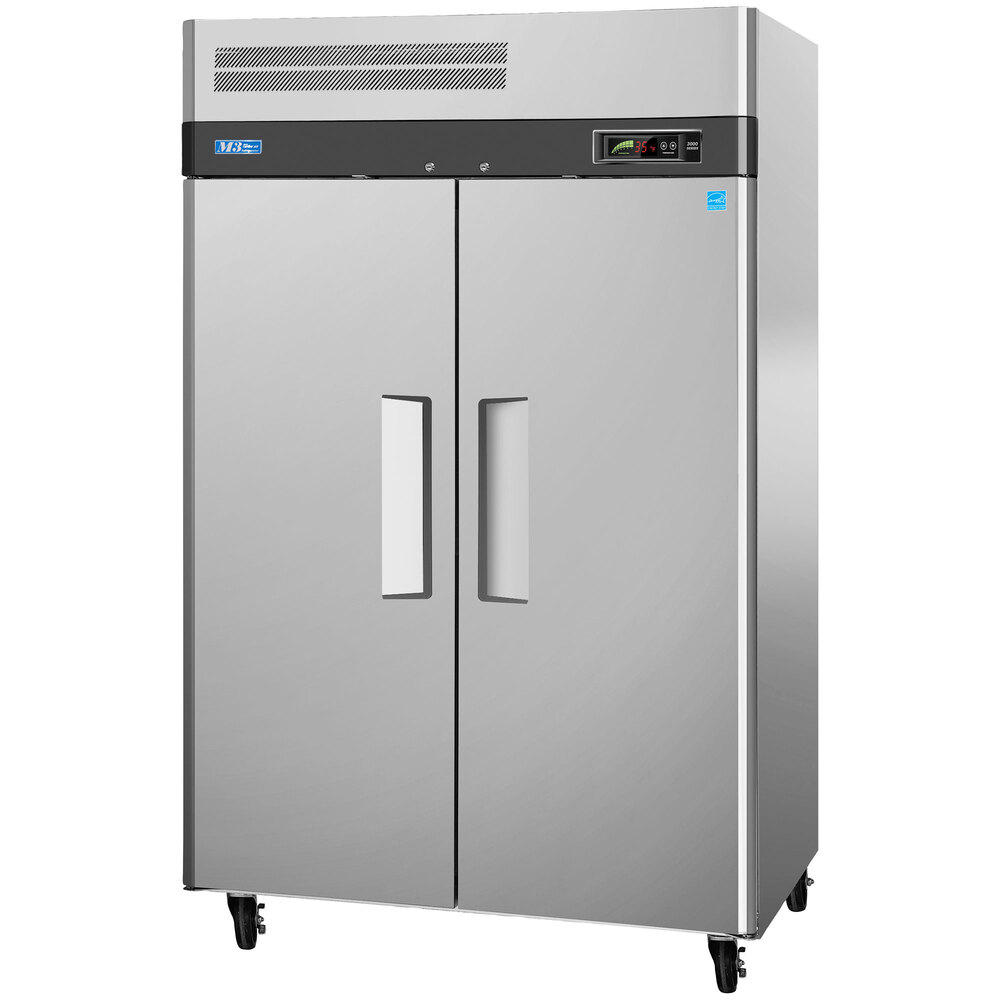 Turbo Air M3R472 52" M3 Series Two Section Solid Door Reach in