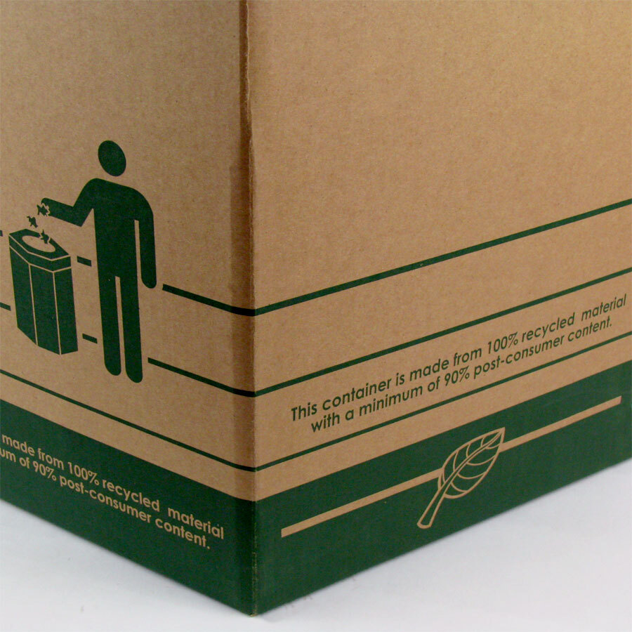 Large Cardboard Recyclable Trash Can 10/Case