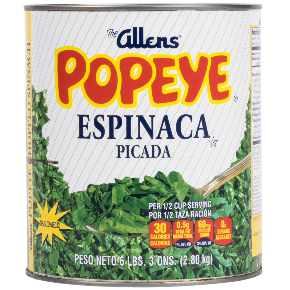 Chopped Spinach 10 Can