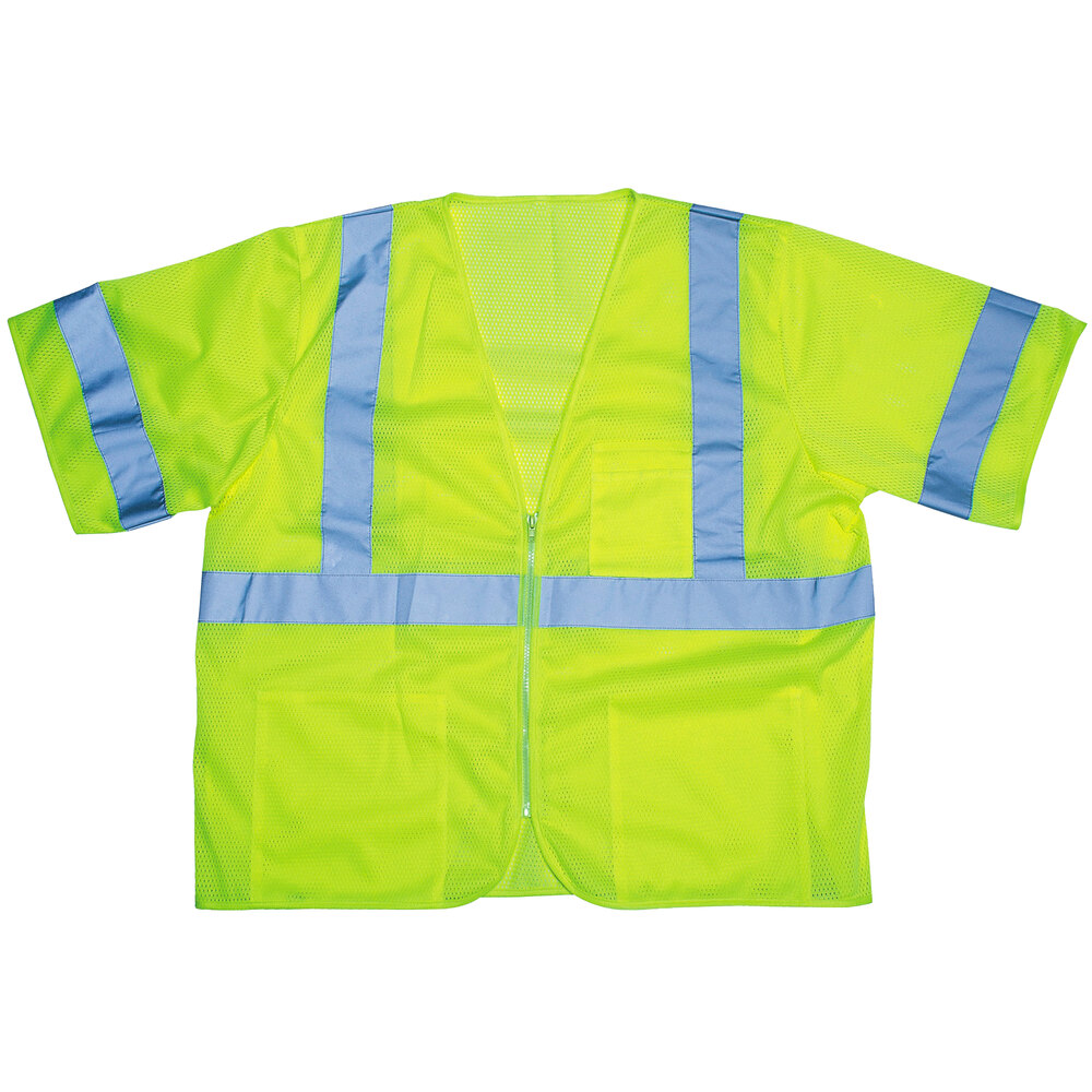 Lime Class 3 High Visibility Safety Vest Medium