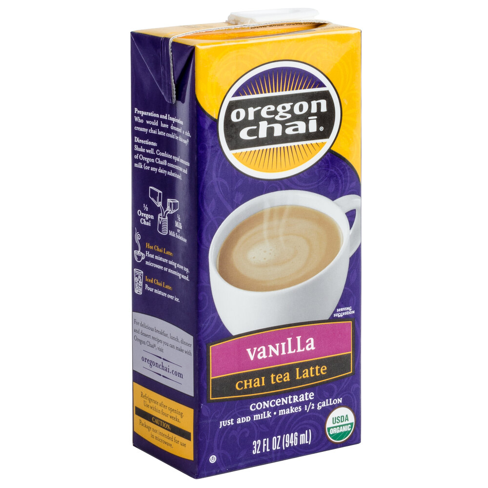 Vanilla Oregon Chai Tea Latte Concentrate 32 oz.