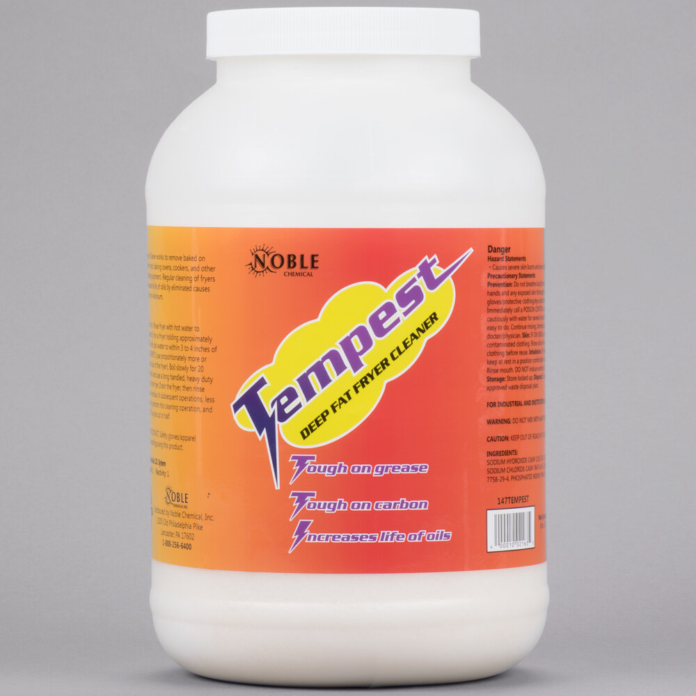 8 lb. Noble Chemical Tempest Deep Fat Fryer Cleaner