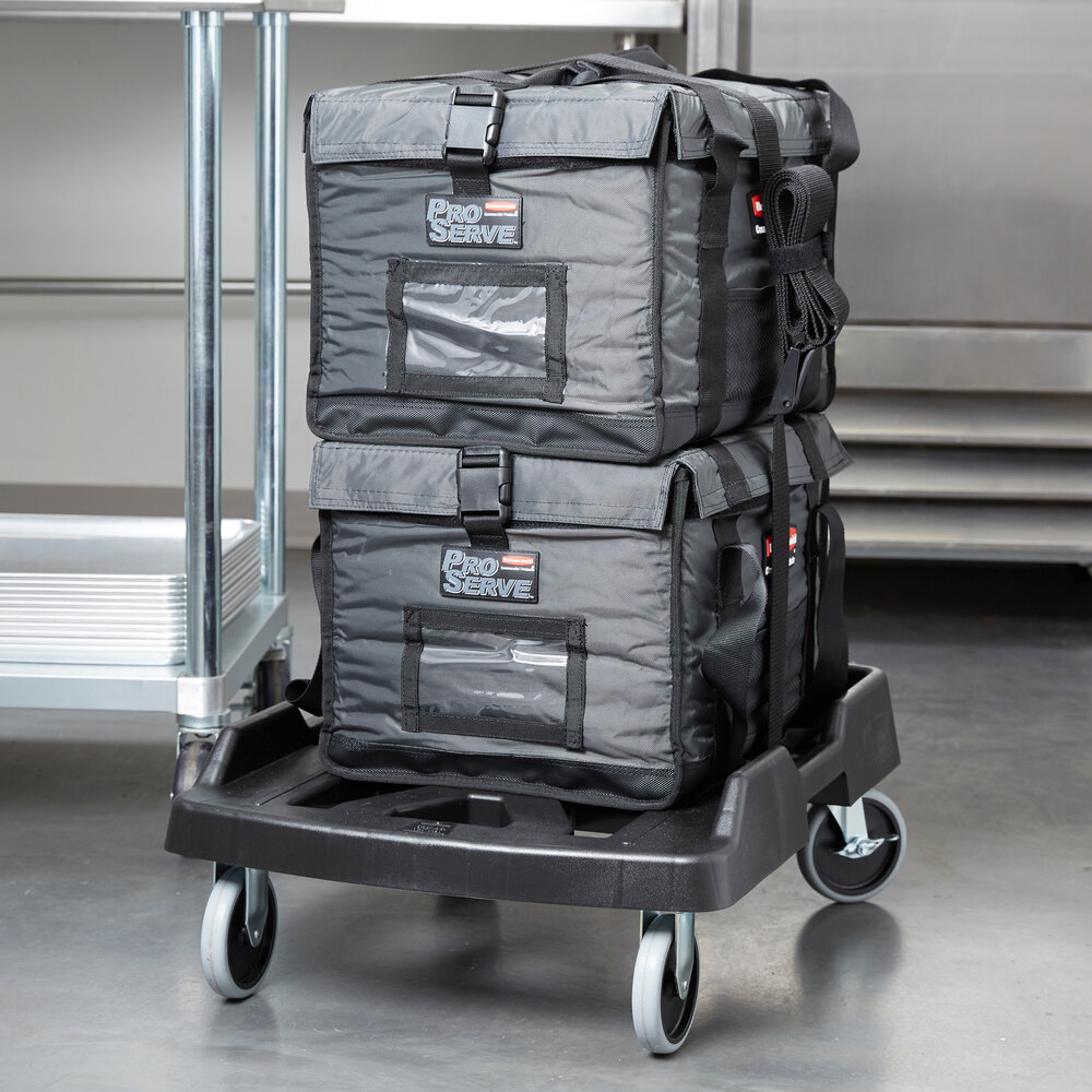 Rubbermaid 9F19 ProServe Black Dolly with Retention Strap for 9F12