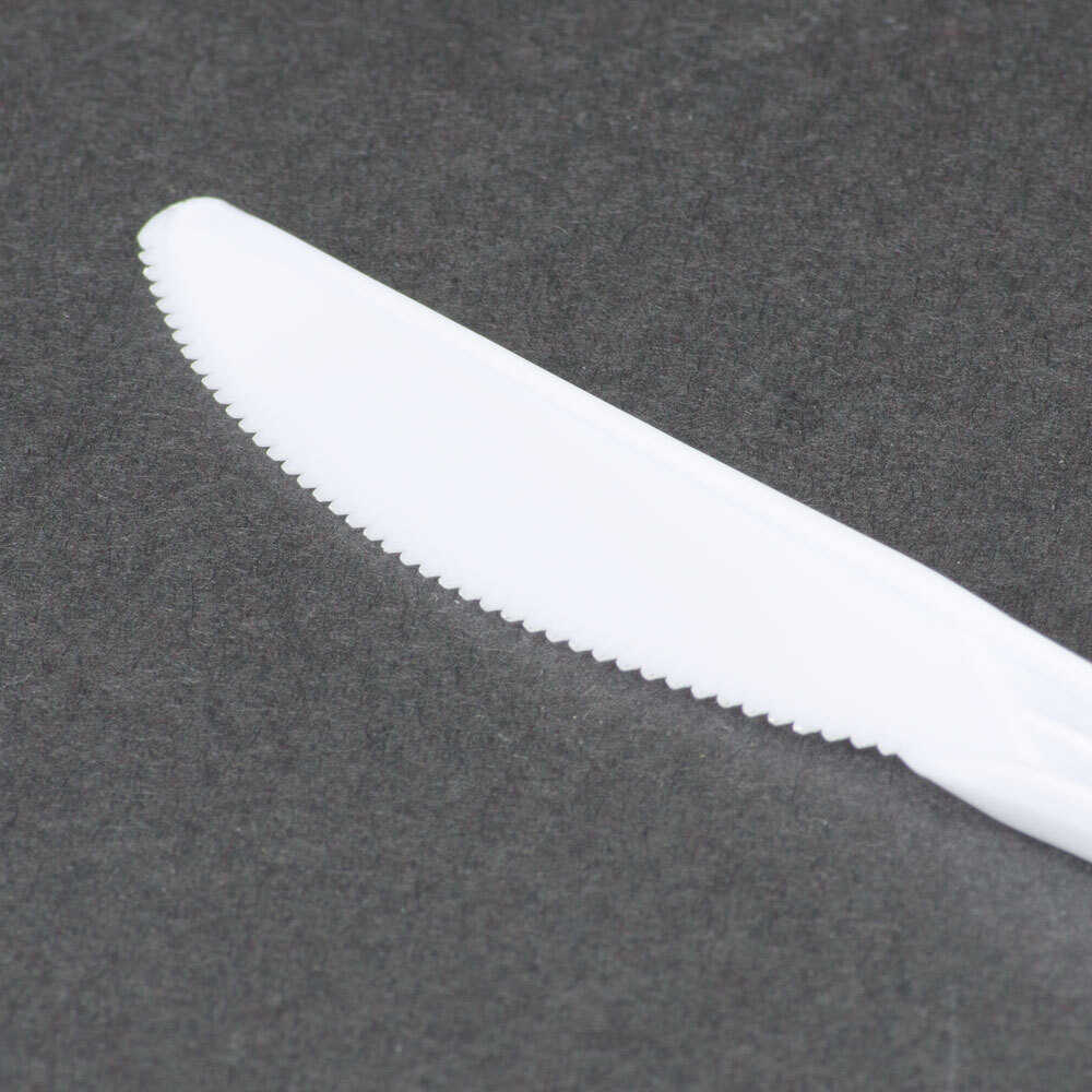 Choice Medium Weight White Plastic Knife 1000 / Case