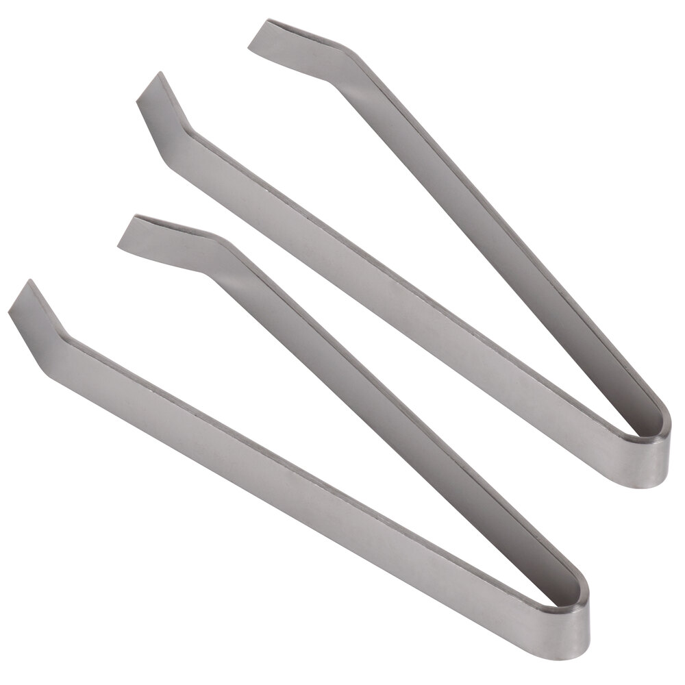 5" Stainless Steel Culinary Tweezers 2/Pack