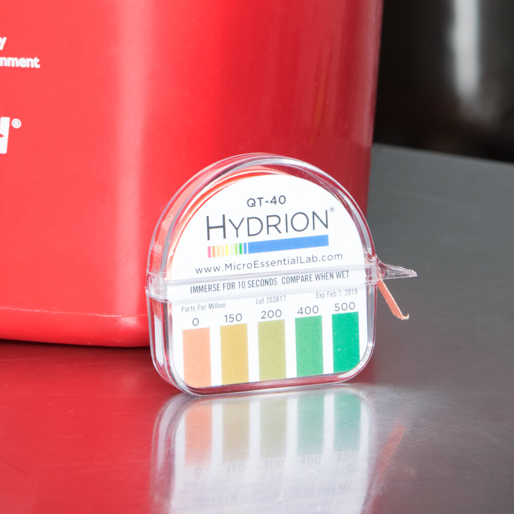 Hydrion QT40 Quaternary Test Paper Dispenser 0500ppm