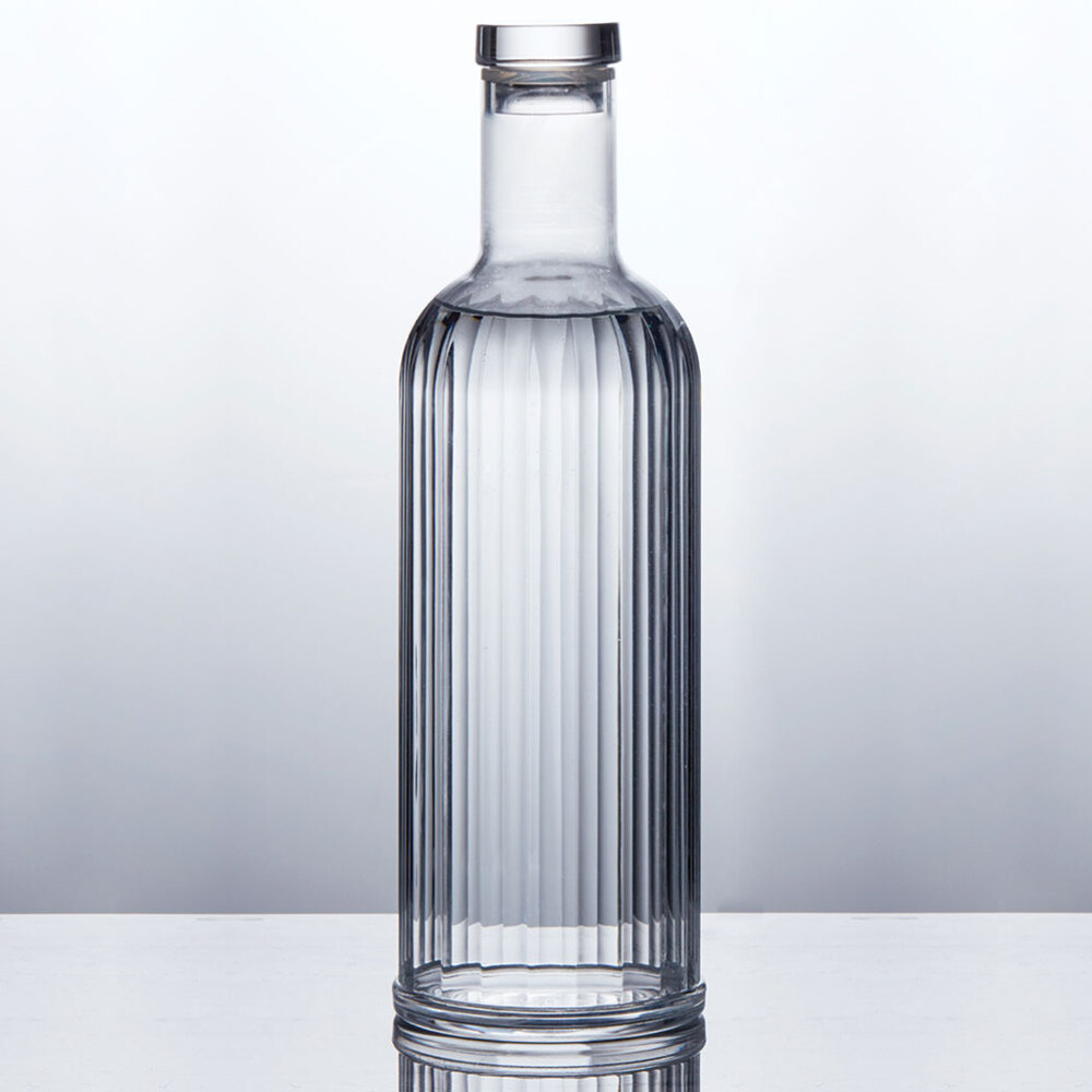 American Metalcraft WB33 33 oz. Plastic Fluted Water Bottle