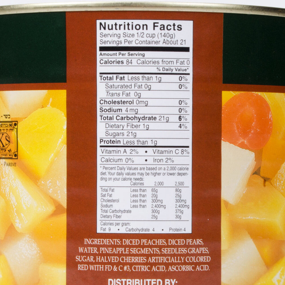 Fruit Cocktail in Light Syrup 10 Can