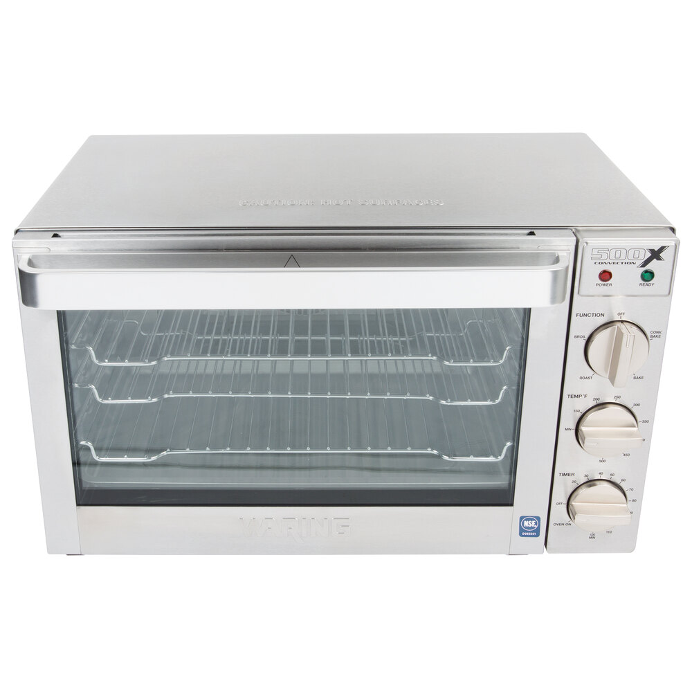 Waring WCO500X Half Size Countertop Convection Oven 120V, 1700W