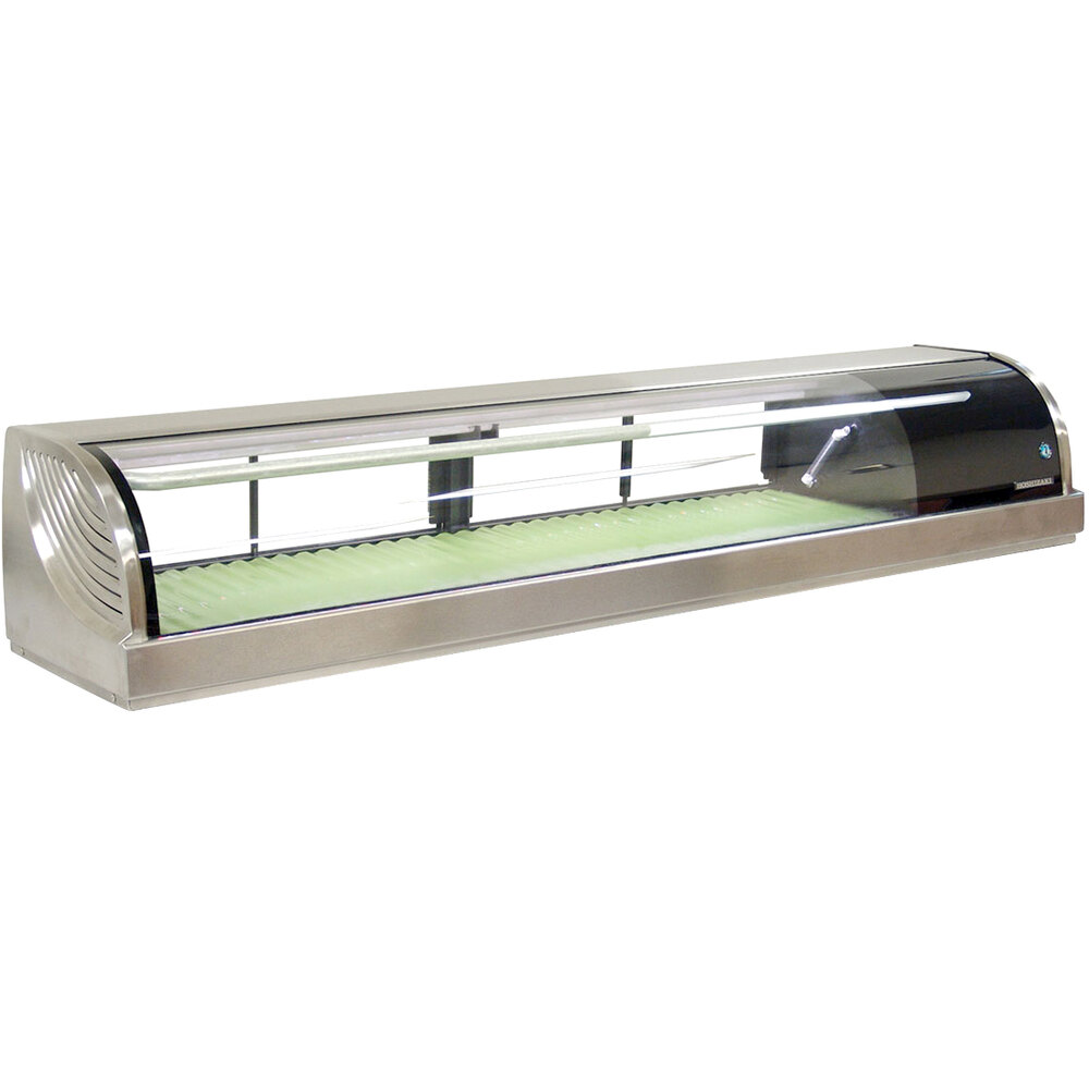 Hoshizaki HNC210BARS Curved Glass Refrigerated Sushi Display Case 83