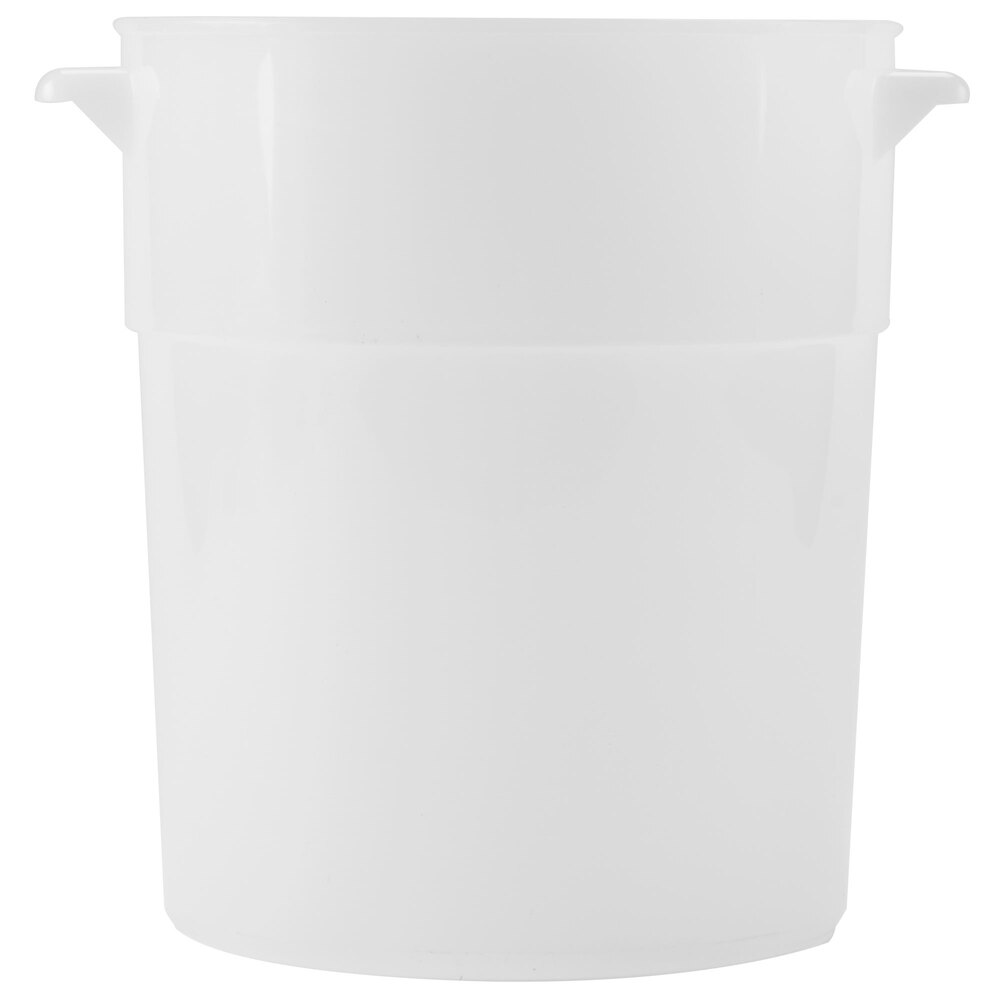Carlisle 035002 3.5 Qt. White Round Food Storage Container