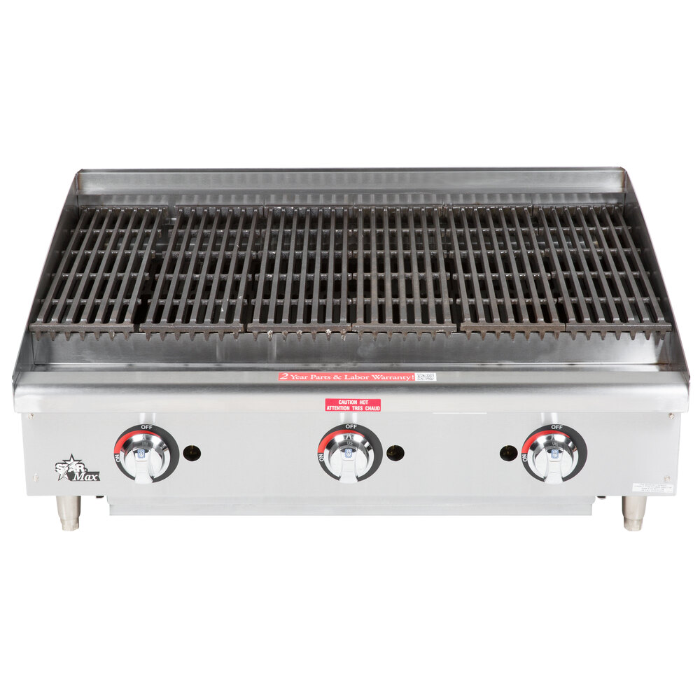 Star Max 6136RCBF 36" Radiant Charbroiler 120,000 BTU