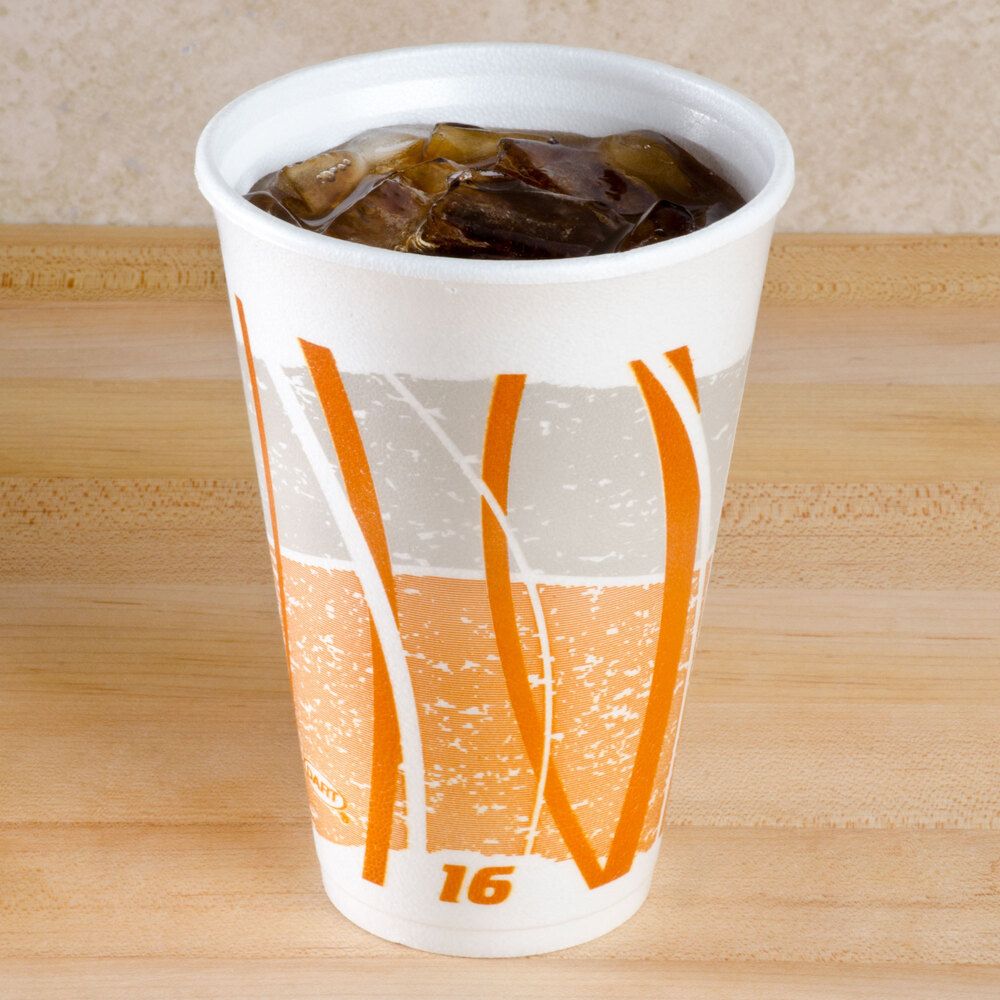 Dart Solo 16LX16E 16 oz. Impulse Foam Cup 1000/Case