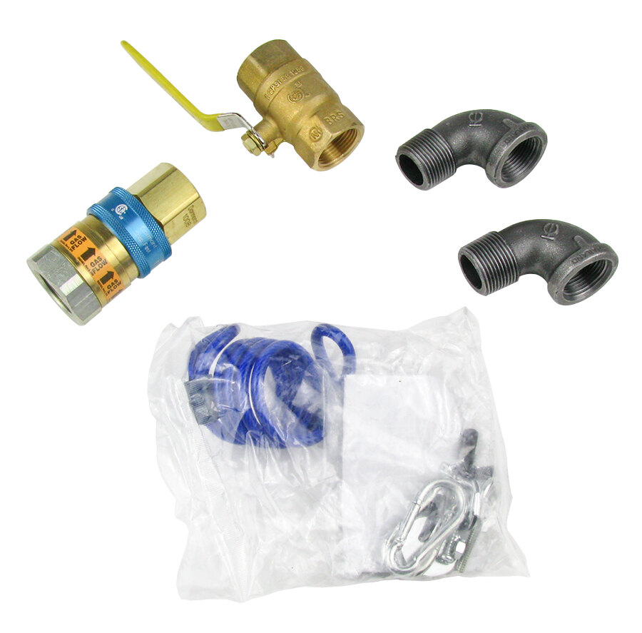 Dormont 1675KIT Quick Gas Connector Hose Kit 48" x 3/4"