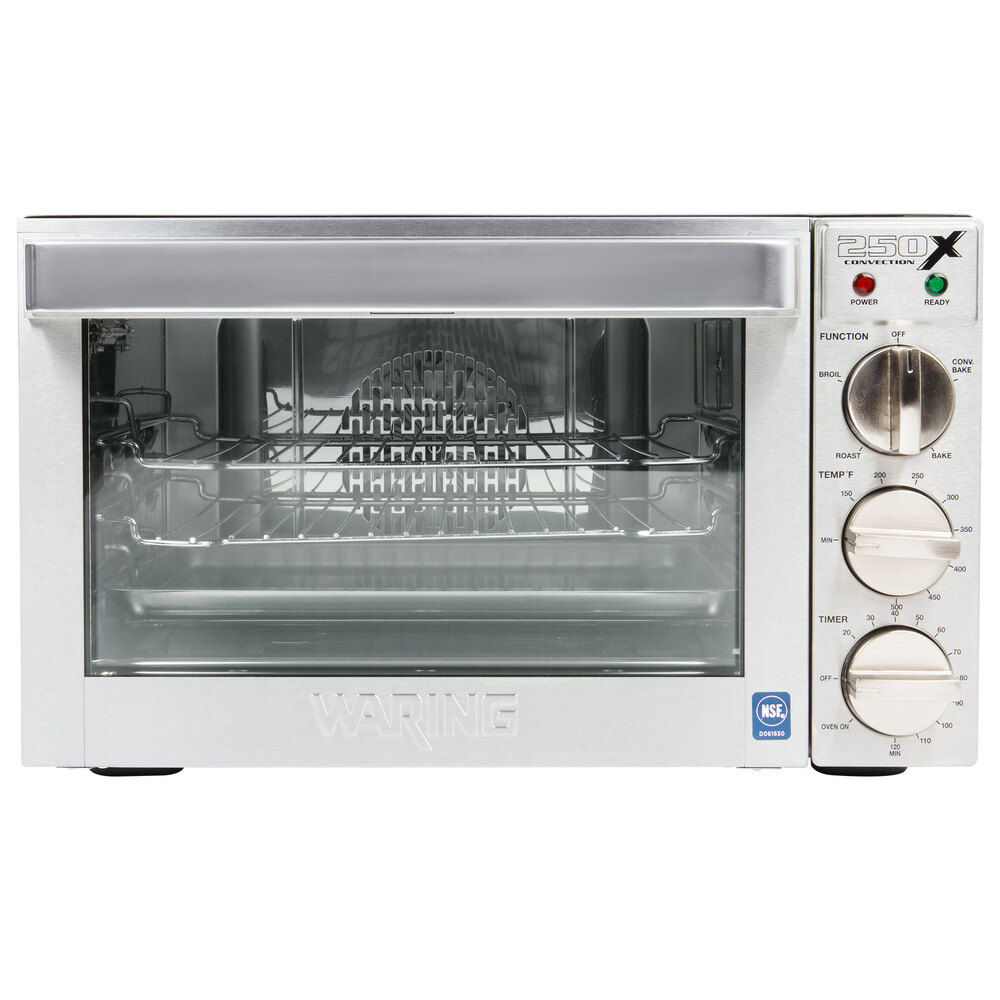 Waring WCO250X Quarter Size Countertop Convection Oven 120V, 1700W