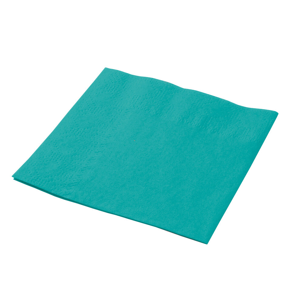Hoffmaster 180301 Teal Beverage / Cocktail Napkin 250 / Pack