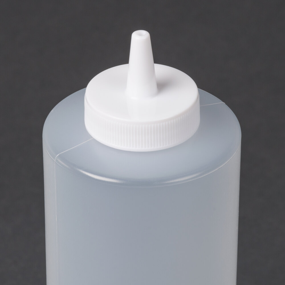 24 oz. Clear Plastic Squeeze Bottle 6 / Pack